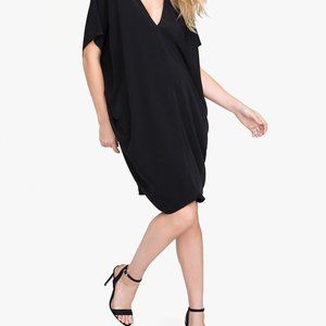 HATCH Collection Maternity Slouch Dress in Navy